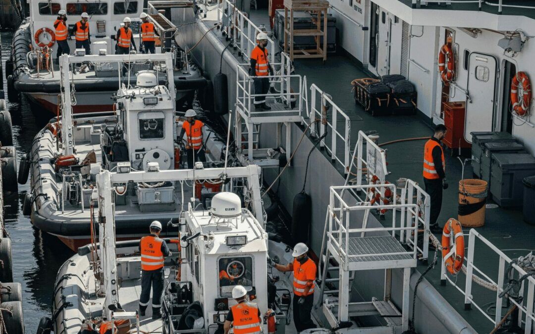 Servicios para el mantenimiento y reparación de embarcaciones y sistemas relacionados