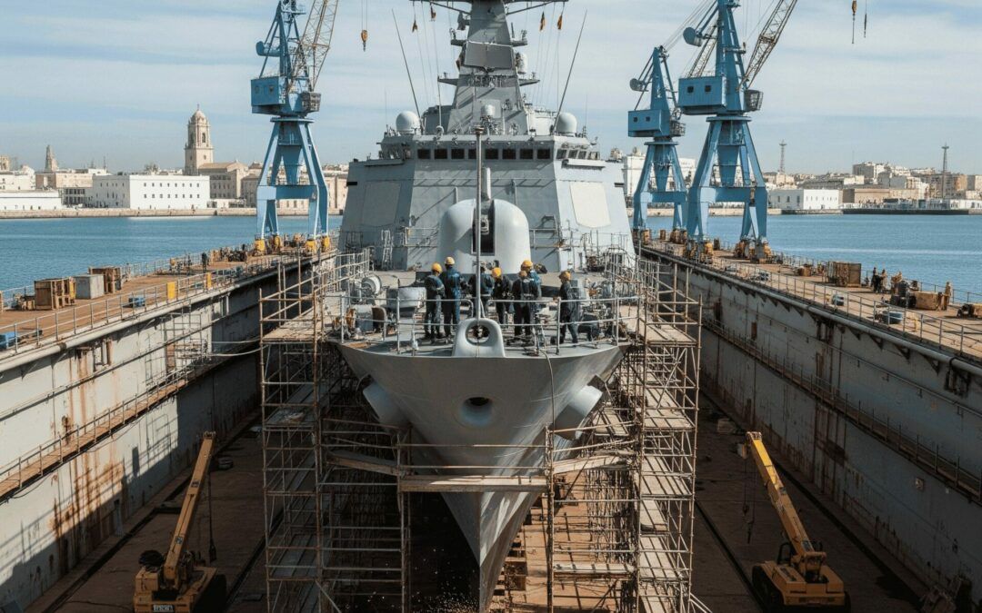 Mantenimiento y reforma de estructuras en buques de la Armada