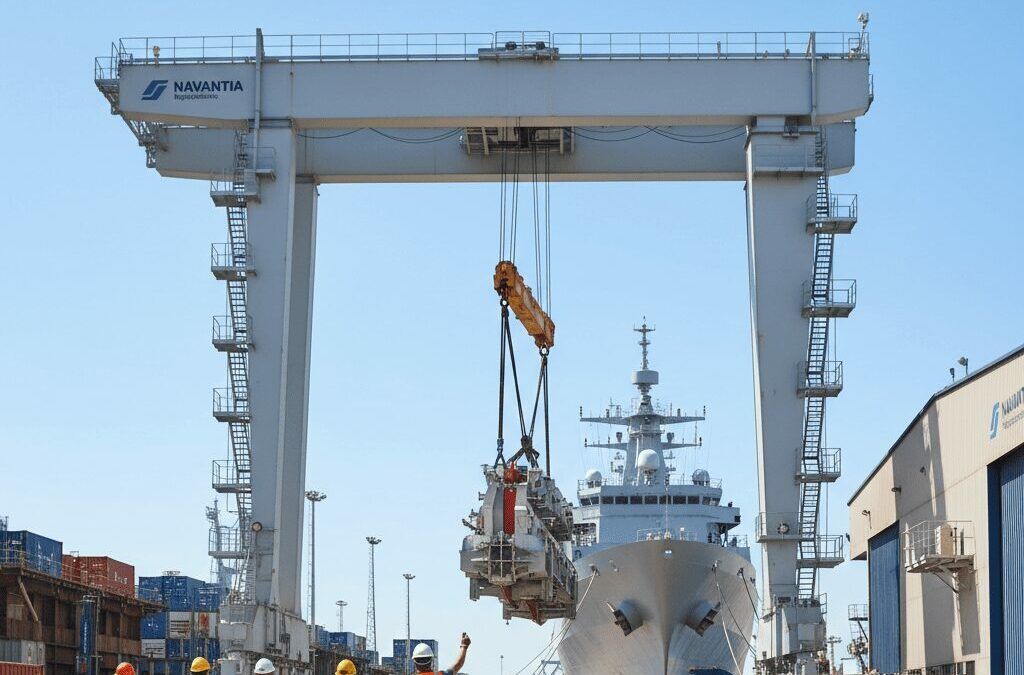 Acuerdo para Maniobras de cargas de buques en el Astillero Navantia Cádiz