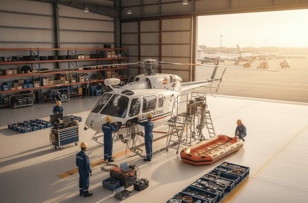 Mantenimiento integral de aeronaves de la Guardia Civil