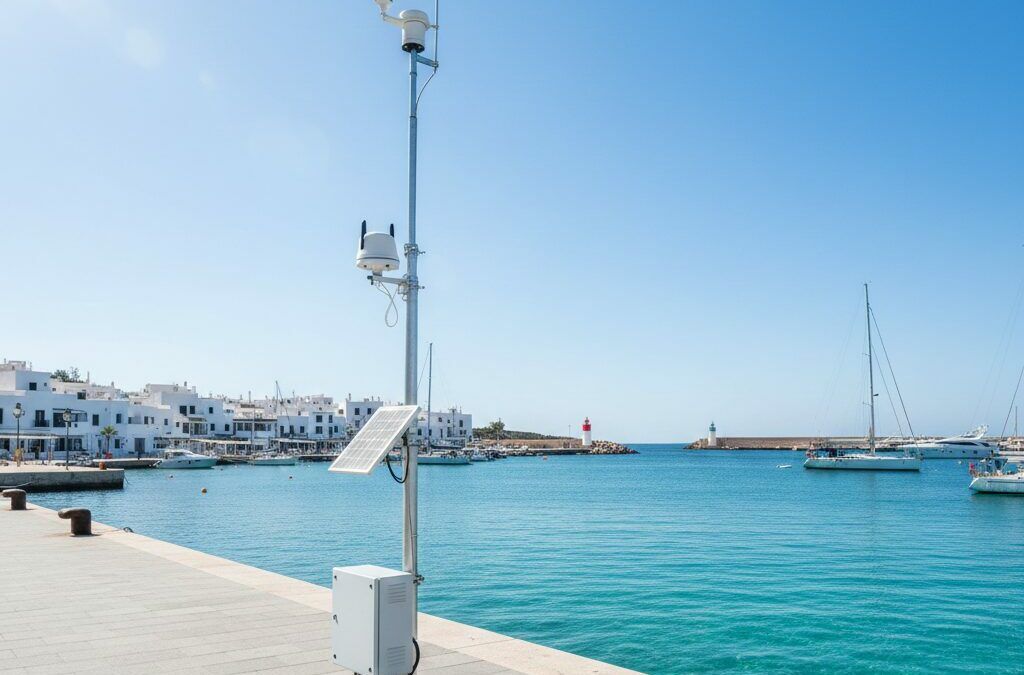 Instalación de red de estaciones meteorológicas en puertos baleares