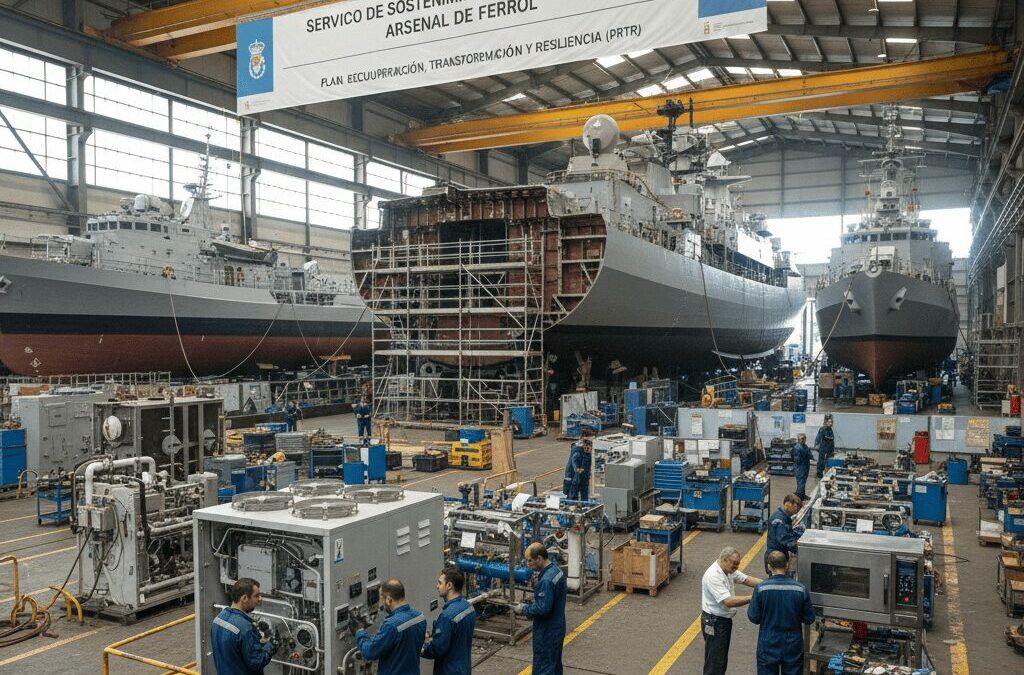 Sostenimiento de habitabilidad de buques en el Arsenal de Ferrol