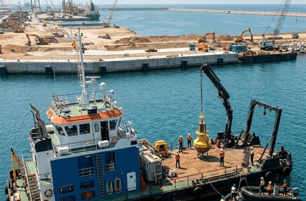 Boya meteo‑oceanográfica para obras del Puerto de Barcelona