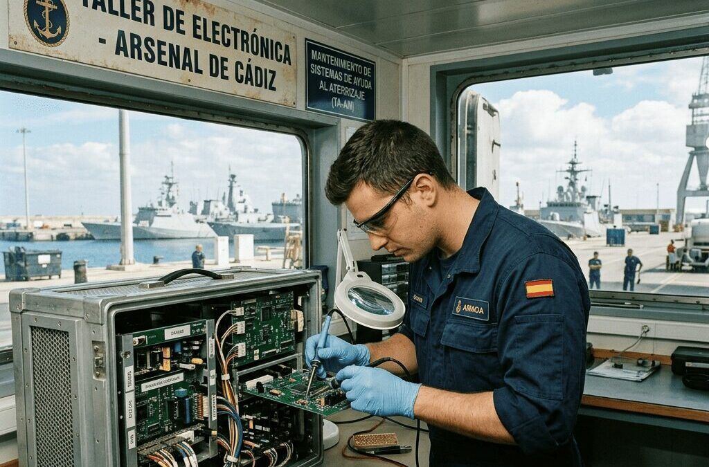 Sistemas de ayuda al aterrizaje en buques de la Armada